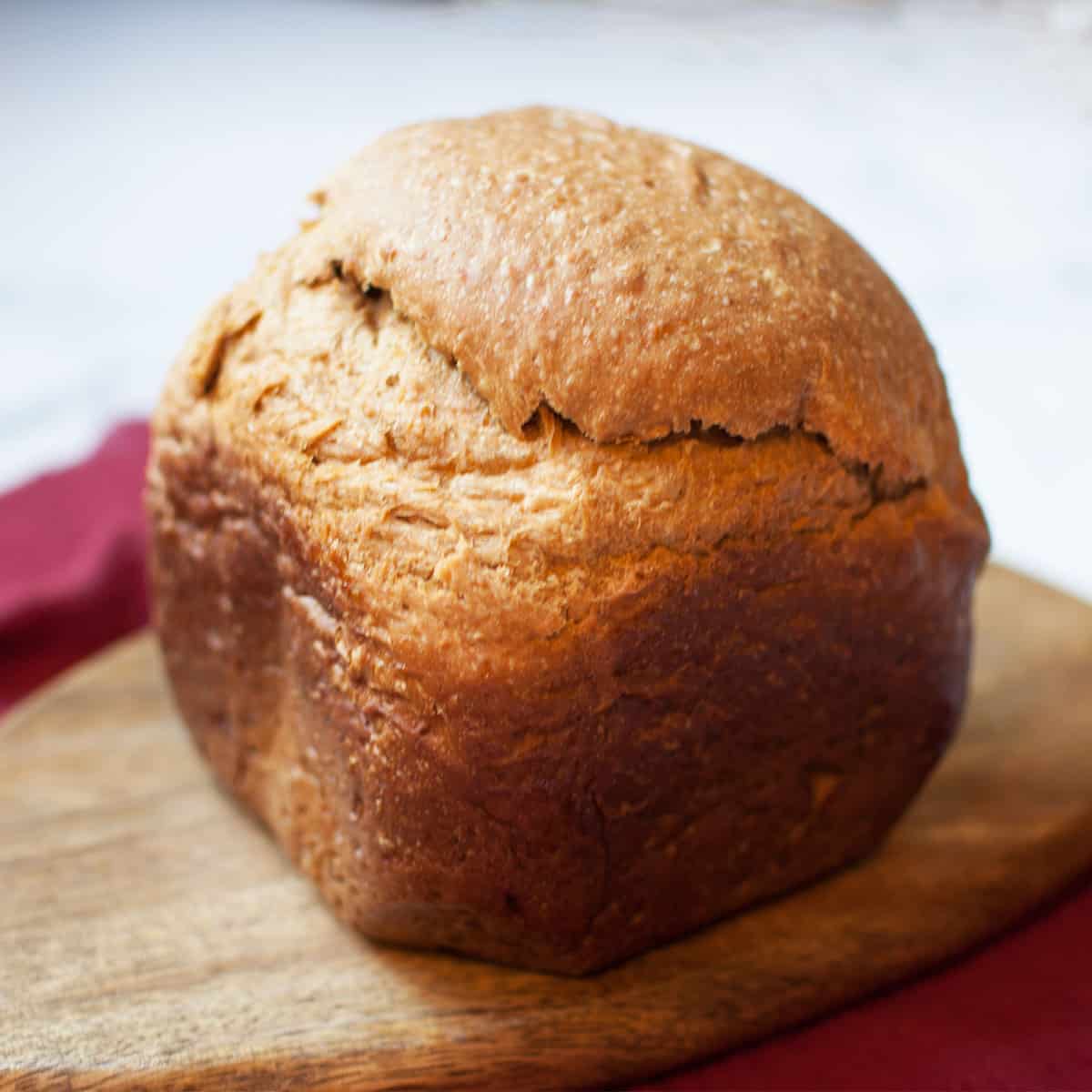 loaf of honey molasses bread 