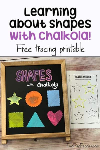 Fun Shape Tracing Activity with Chalkola