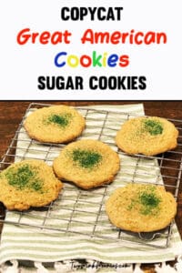 Copycat Great American Cookies Sugar Cookies