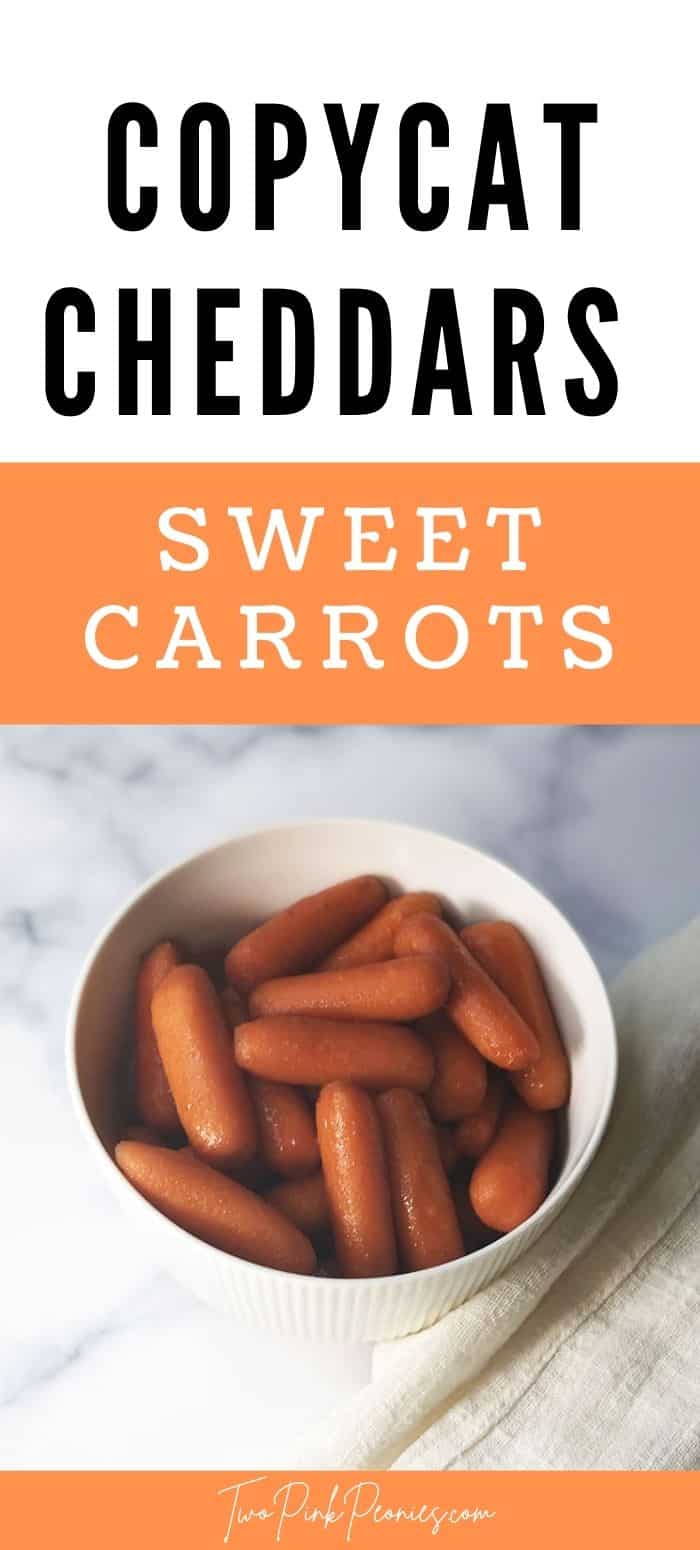 copycat sweet carrots from Cheddar's