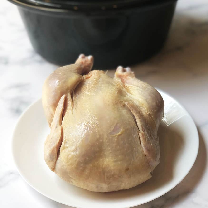 How to cook a Whole Chicken in your Crockpot
