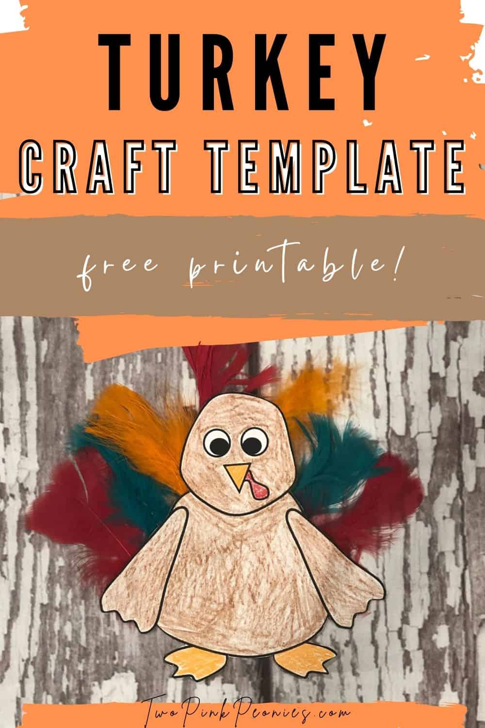 turkey craft template