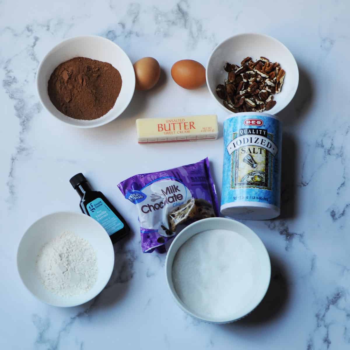 ingredients needed to make Copycat Thunder from Down Under brownies