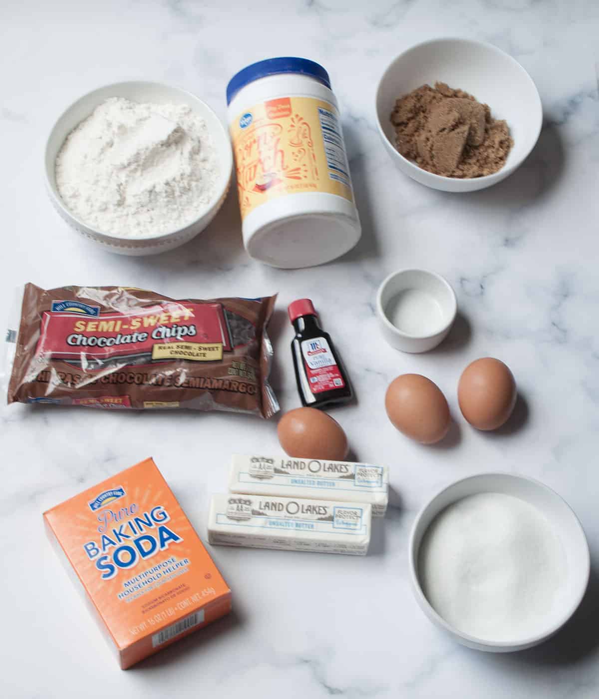 ingredients needed to make Copycat Bob Evans Cookies